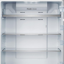 Hisense 729 Liter Refrigerator Double Door With Ice Maker Inverter Compressor, RT729N4WSU (Silver)
