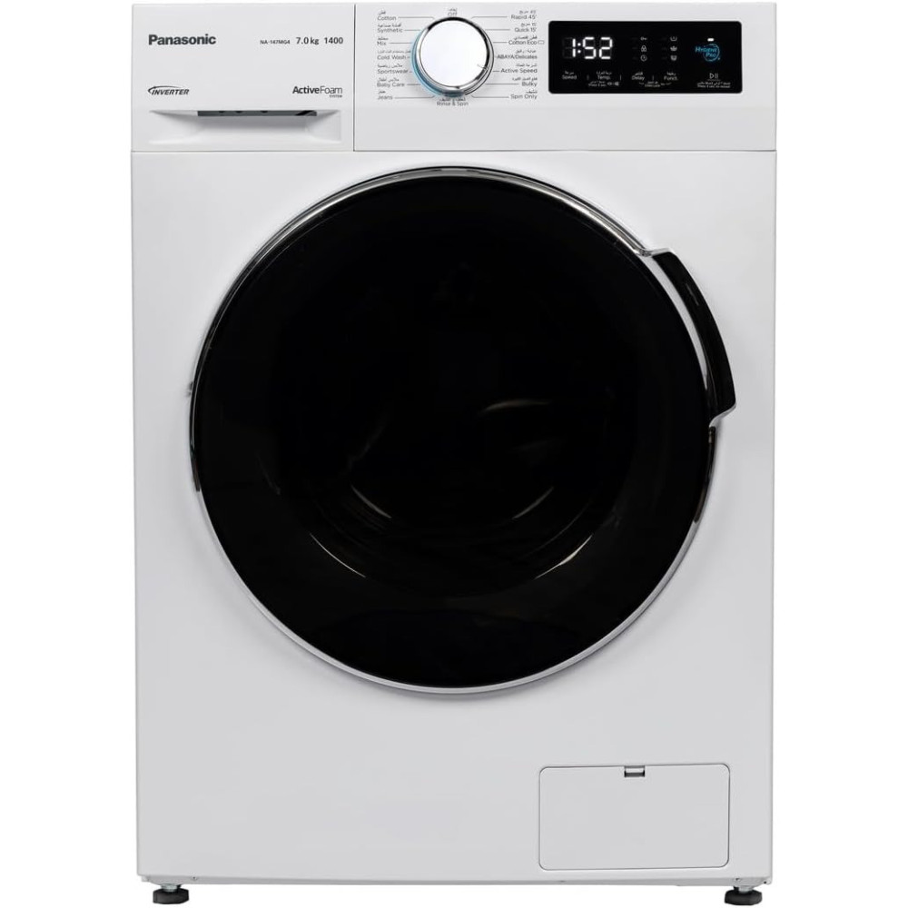 Panasonic 7Kg Front Load Washing Machine, NA-147MG4WAE (White)