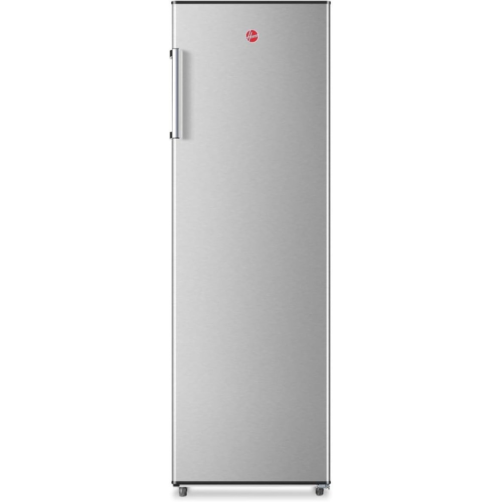 Hoover 245L Upright Freezer, 6 Drawer, Electronic Control, Adjustable Thermostat, Efficient Storage Solution for Frozen Foods, HSF-K245-S
