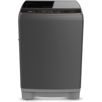 TCL 16Kg Top Load Washing Machine, 8 Washing Programs, Free Standing, Durable Glass Window, Smart Fuzzy Control, Child Safety Lock, Grey, F116TLS