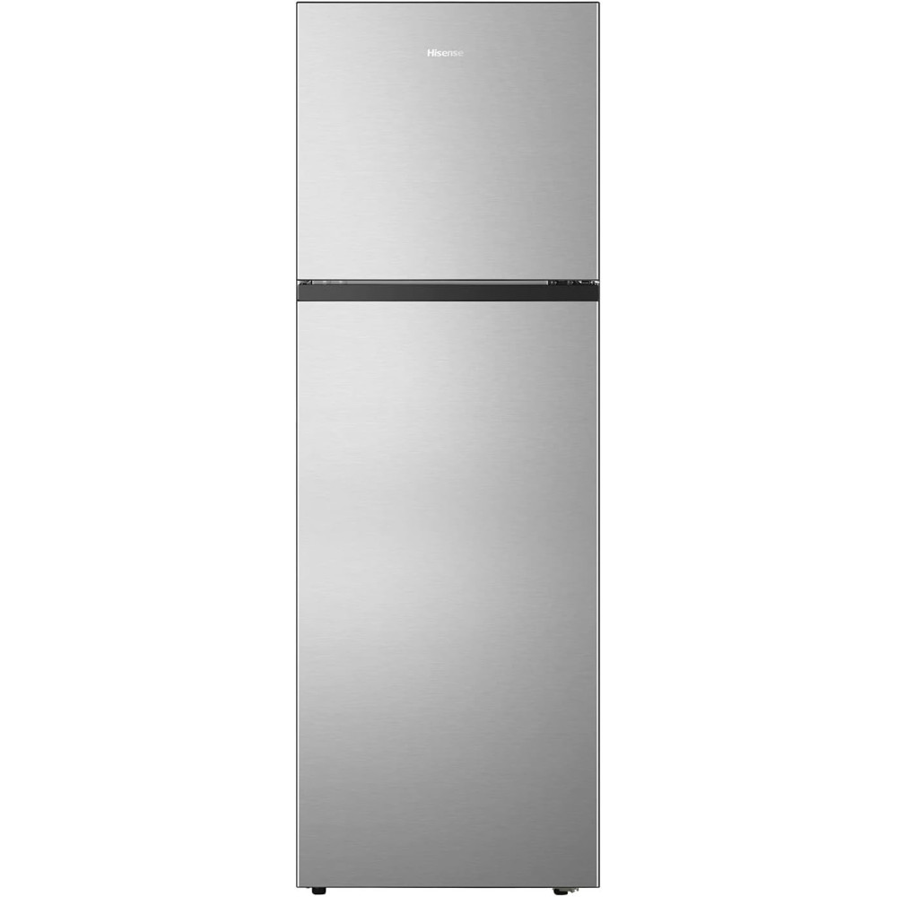 Hisense Top Mount Referigerator Top Freezer 250L Net Capacity Fridge, Big Door Balcony, Led Interior Light, Deodorizing Filter, Multi Air Flow, Silver, RT328N4DGN
