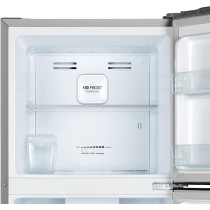 Hisense Top Mount Referigerator Top Freezer 250L Net Capacity Fridge, Big Door Balcony, Led Interior Light, Deodorizing Filter, Multi Air Flow, Silver, RT328N4DGN