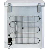 Super General Chest-Freezer 200 Liter Gross Volume, Compact Deep-Freezer With Storage-Basket, Lock And Key, Wheels, SGF-222-HMS