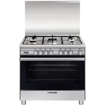 Glemgas Gas Cooker 90 x 60 Cm 5 Burners Stainless Steel, Model SB9612GIFSG
