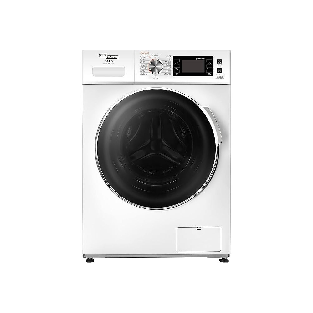 Super General 8 Kg/6 Kg Washer Dryer SGW8650CRCMBS