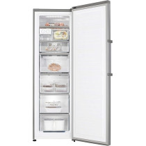 Hoover 260 Liters Upright Freezer, Steel, HSF260L-S