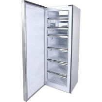 Hoover 260 Liters Upright Freezer, Steel, HSF260L-S