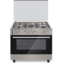 Lofratelli Gas Cookers With Fan Oven 5 Gas Burners, Stainless Steel Model OG9050