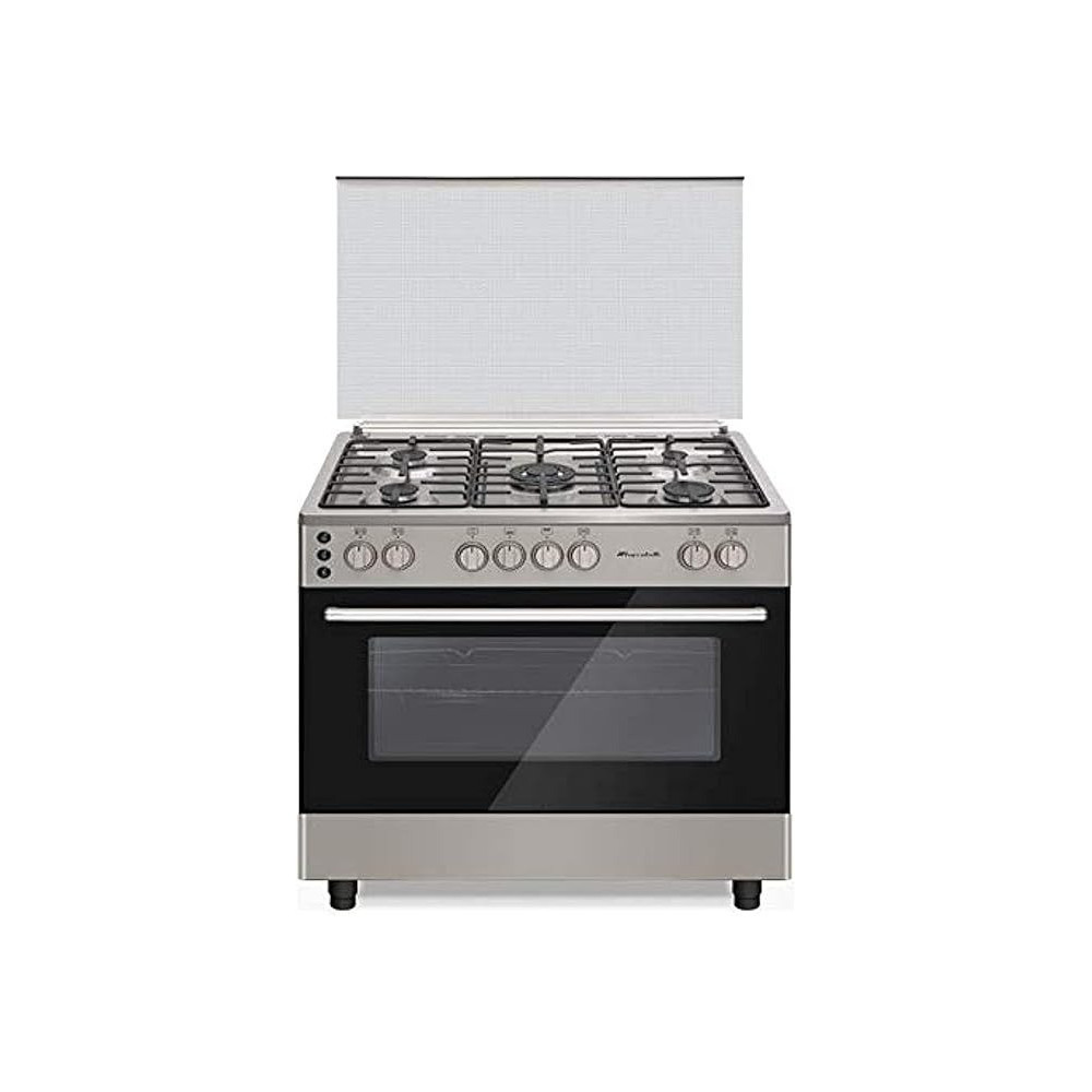Lofratelli Gas Cookers With Fan Oven 5 Gas Burners, Stainless Steel Model OG9050
