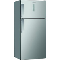 Ariston 574 liters 2 door top mount refrigerator, total no frost fridge & freezer, reversible door, dual cool technology, electronic touch control, super freeze, inox, made in turkey ‎A84TE31XO3EXUK