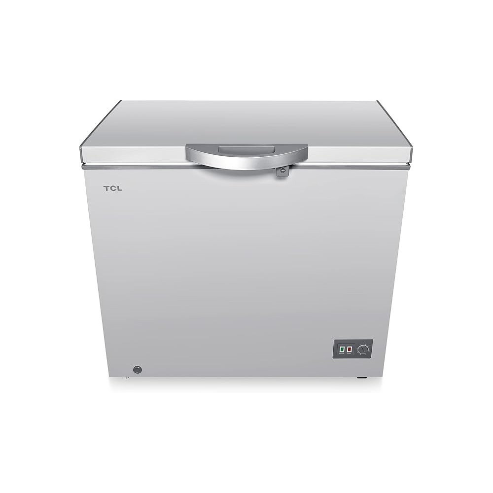 TCL 326 Litre Chest Freezer Single Door, Silver, F326CFSL