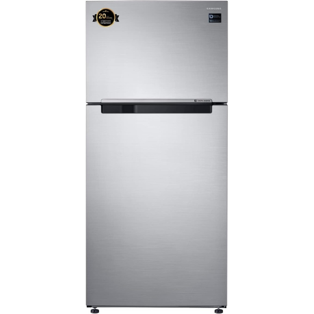 Samsung 321 Liters Top Mount Refrigerator With Twin Cooling, Elegant Inox, Rt42K5030S8