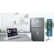Samsung 321 Liters Top Mount Refrigerator With Twin Cooling, Elegant Inox, Rt42K5030S8
