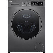 LG 8 Kg Big LED, 15 Advance Washing Cycles Washing Machine, Dark Silver, F2T2TYM1S