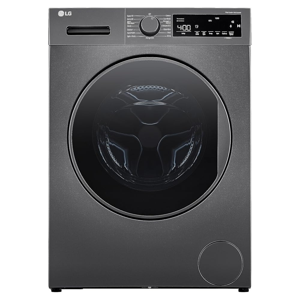 LG 8 Kg Big LED, 15 Advance Washing Cycles Washing Machine, Dark Silver, F2T2TYM1S