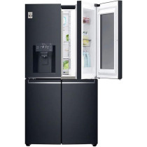 LG 570 Liters Slim French Door Refrigerator, Matte Black, GR-X29FTQKL