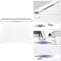 Super General Chest-Freezer 350 Litre, White, SGF-344-H