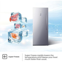 Hisense 381 Litre 2-In-1 Freezer, Silver, FV5O9N4ASU