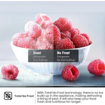 Hisense 381 Litre 2-In-1 Freezer, Silver, FV5O9N4ASU