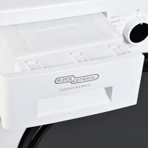 Super General 9 Kg Front Loading Washer Dryer, White, SGWD-9700-EDM-W