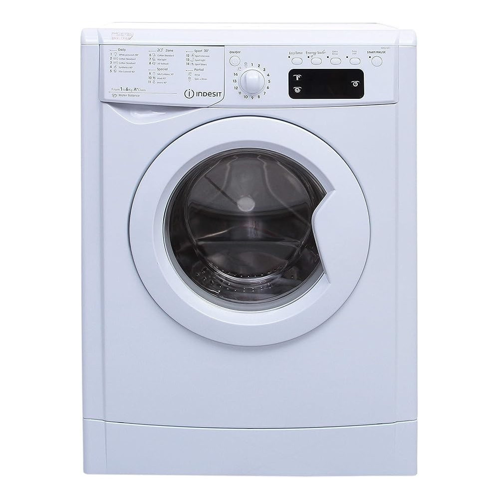 Indesit 7 Kg Front Load Automatic Washing Machine, White, IWE-71251CECO-GCC