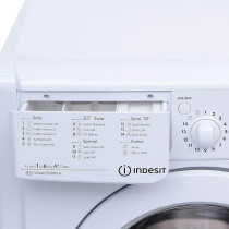 Indesit 7 Kg Front Load Automatic Washing Machine, White, IWE-71251CECO-GCC