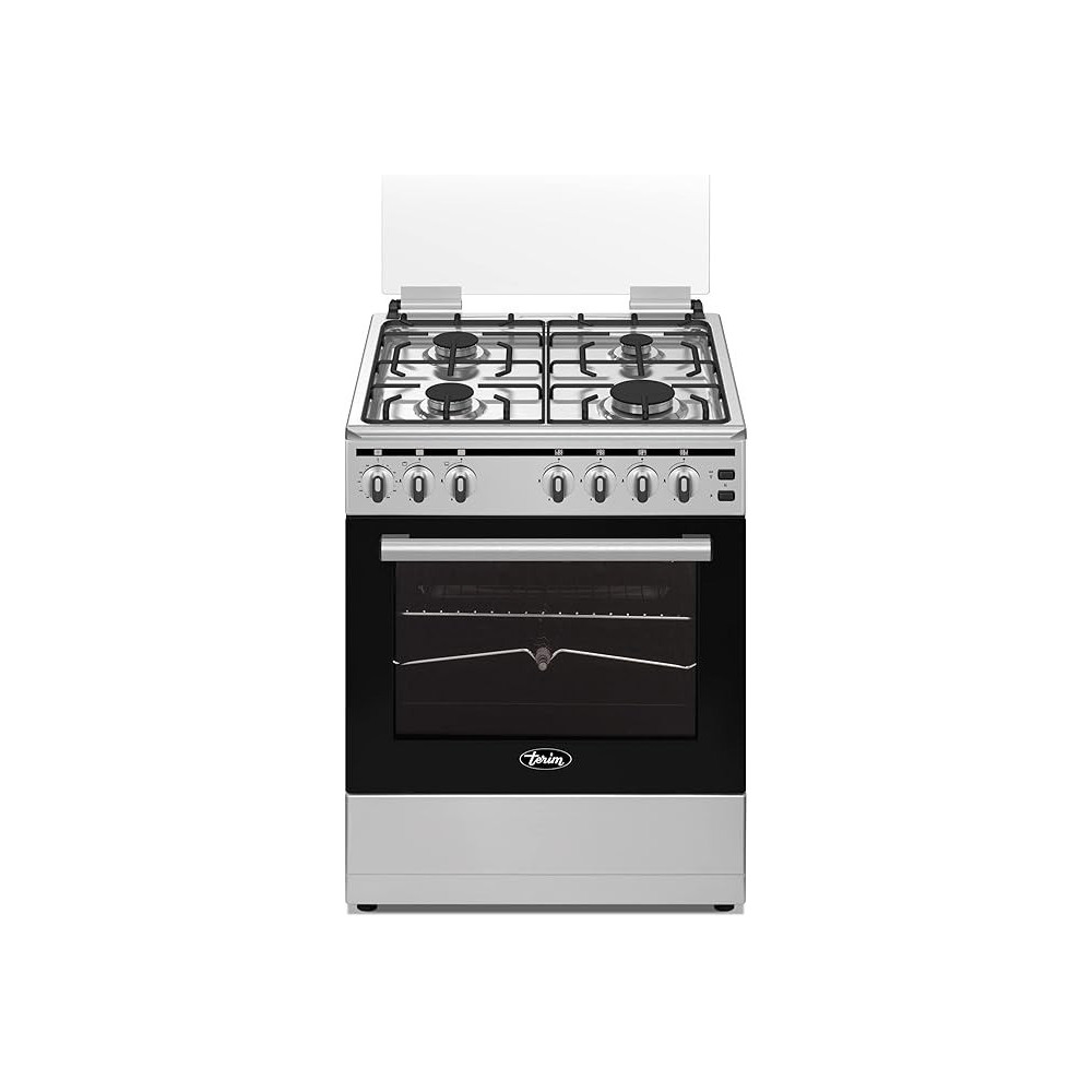 Terim 60 Cm 4 Gas Burners Cooking Range, Stainless Steel, TERGC6064ST
