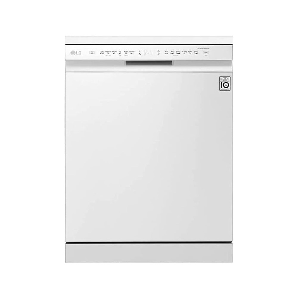 LG 8 Programs 14 Place Settings Free Standing Dishwasher, White, DFB512FW