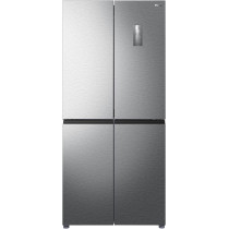 Tcl, 560L, French Door Refrigerator, Twin Eco Inverter, Electronic Touch Display, No Frost, And Freeze, Twist Ice Maker, Led Light, 1 Year, Inox Finish, P560CDN