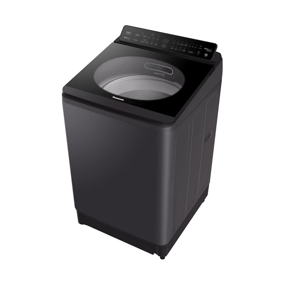 Panasonic Abaya Wash Japan Quality Top Load Washing Machine Black Silver, NA-FD13x1, 13Kg