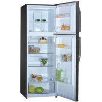 Super General, 410 Liters Gross Double Door Refrigerator-Freezer, No-Frost, Led-Light, Lock And Key, Inox, SGR-410-L, 60.5 x 67 x 170 Cm