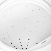 Super General 20 Kg Twin-Tub Semi-Automatic Washing Machine, White/Black, Efficient Top-Load Washer With Lint Filter, Spin-Dry, SGW-2056, 102 x 62 x 105 Cm