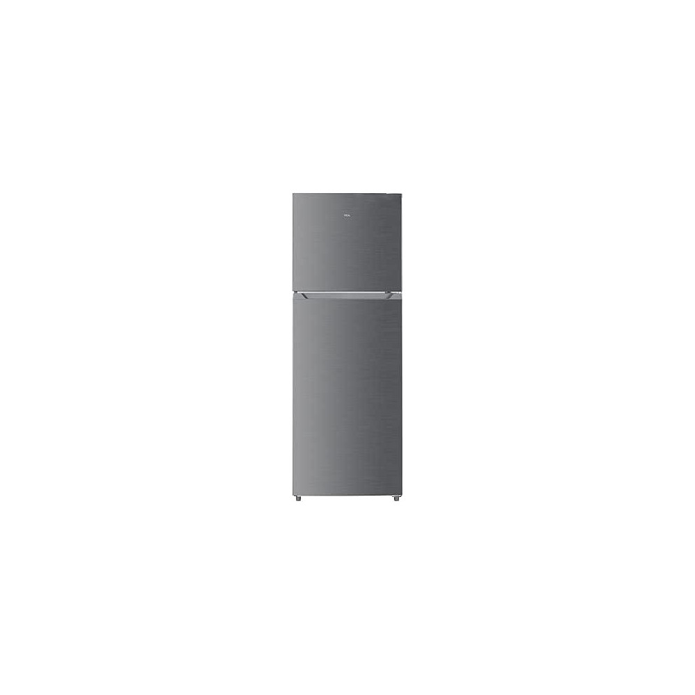 Tcl, 433L Double Door Refrigerator, No Frost, Humidity Crisper Control, Led Light, Electronic Temperature Control, Fresh Zone, Inox Finish, P433TMN