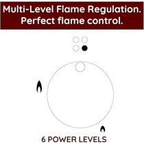 Ariston 90 x 60 Cm Freestanding Cooker, Full Gas Cooking Range-5 Burners With 1 Triple Crown Sabaf, One Hand Automatic Ignition, Full Safety, Skewer Turnspit, Matt Finish Grids, Maxi-Oven, AM9GM1KMx/MEA