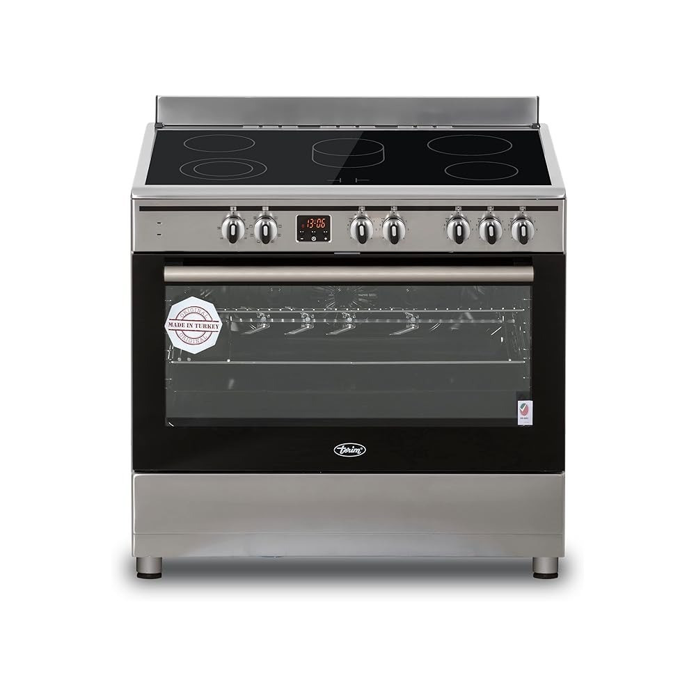 Terim 90 x 60 Ceramic Cooking Range, 9 Oven Function With Turbo Fan, TERVC96ST