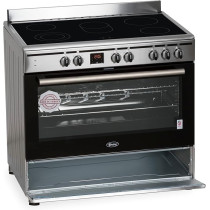 Terim 90 x 60 Ceramic Cooking Range, 9 Oven Function With Turbo Fan, TERVC96ST