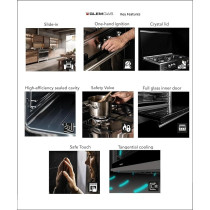 Glemgas Gas Cooker Size 100 x 60 Cm Full Option, GMIl5FSS