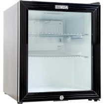 Ymda YCC60G Mini Glass Door Fridge, Black