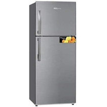 Super General 360 Liters Gross Compact Double Door Refrigerator-Freezer, No-Frost, Led-Light, Inox, SGR-360I