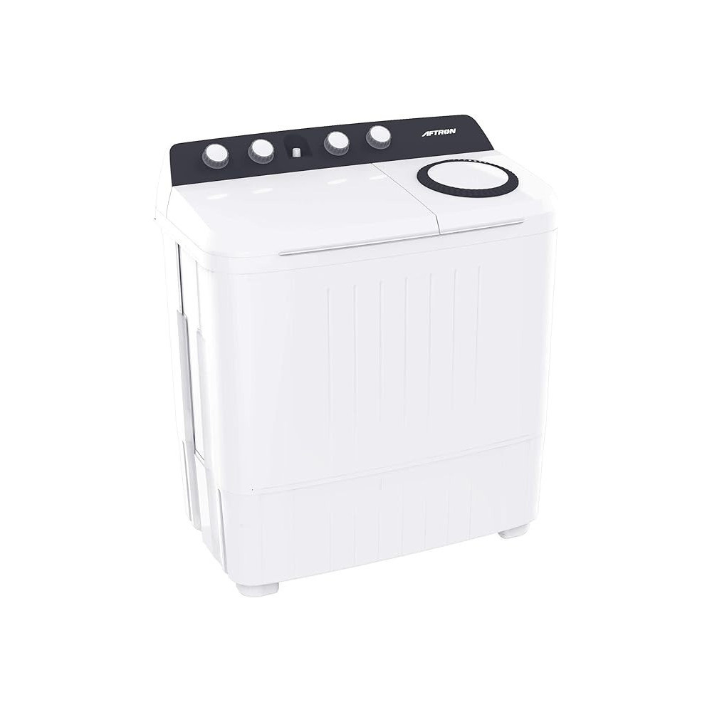 Aftron Twin Tub Washing Machine, 10Kg, AFW10500X, White