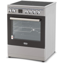 Terim Ceramic Cooking Range, 6 Oven Function With Turbo Fan, Stainless Steel, 60 x 60 Cm, TERVC66ST