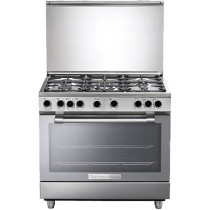 Tecnogas Superiore Gas Cooker 90 x 60Cm, 133L Oven With Convection Fan, N3X96G5VCF
