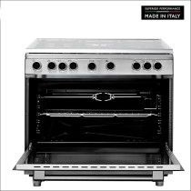 Tecnogas Superiore Gas Cooker 90 x 60Cm, 133L Oven With Convection Fan, N3X96G5VCF