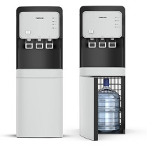 Nikai Bottom Loading Water Dispenser With Pump And 3 Tap Design Hot, Normal, Cold, Compressor Cooling, Bottom Loading, Anti-Bacterial, Stainless-Steel Tank, Low Noise, Anti-Spill System, NWD2000BL