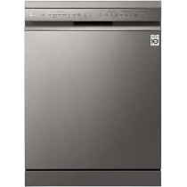 Lg Quad Wash Steam Dishwasher Stainless Steel Place Settings 14 Number Color Silver, DFB425FP (International Version)