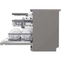Lg Quad Wash Steam Dishwasher Stainless Steel Place Settings 14 Number Color Silver, DFB425FP (International Version)