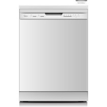 Midea Freestanding Dishwasher, 12 Place Settings, 5 Auto Programs, Inverter Quattro, Silent And High Energy Efficient, Half Load Function, Rapid Wash, Child Lock, Hygiene, 70 Degree Intensive Wash, WQP125203S
