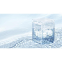 Midea Freestanding Dishwasher, 12 Place Settings, 5 Auto Programs, Inverter Quattro, Silent And High Energy Efficient, Half Load Function, Rapid Wash, Child Lock, Hygiene, 70 Degree Intensive Wash, WQP125203S