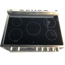 Daewoo Ceramic Cooker, 90 x 60Cm, 65L Electric Oven With Convection Fan, DCC-S965HF