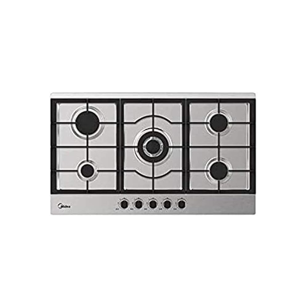 Midea Built-In Gas Hob, 5 Burner, 90 x 51 Cm, 90G50ME005-SFT